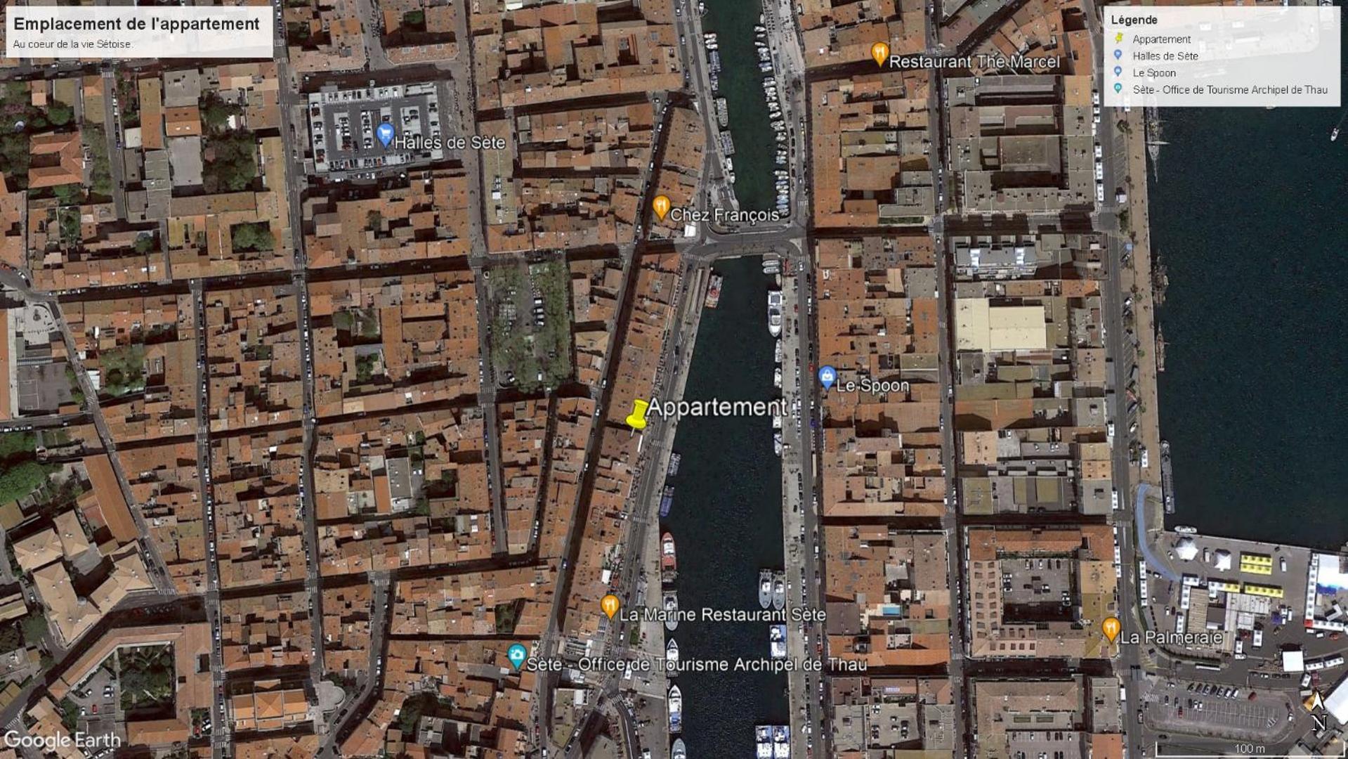 Hypercentre, Grand Studio Charmant Traversant De 47M2 Sete Bagian luar foto